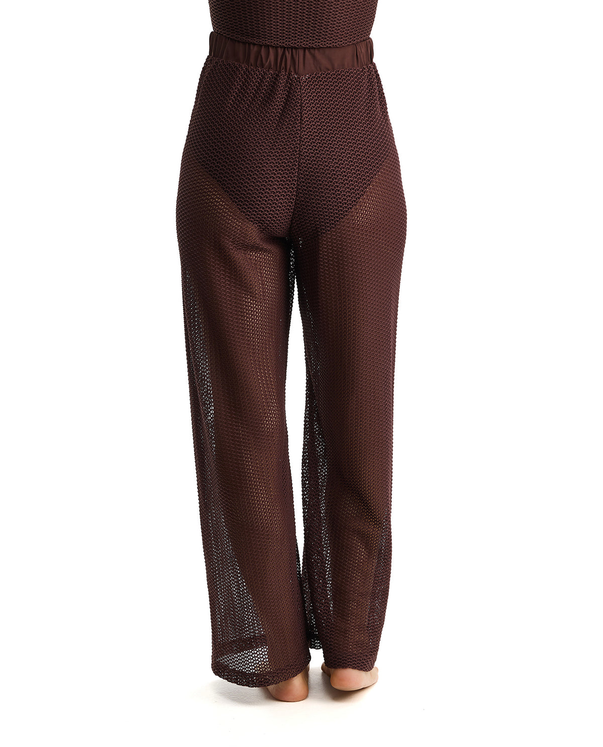 Profile by Gottex Safari Chic Textured Beach Pant Cover-Up-Brown 