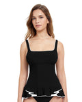 Belle Curve D-Cup Scoop Neck Underwire Tankini Top