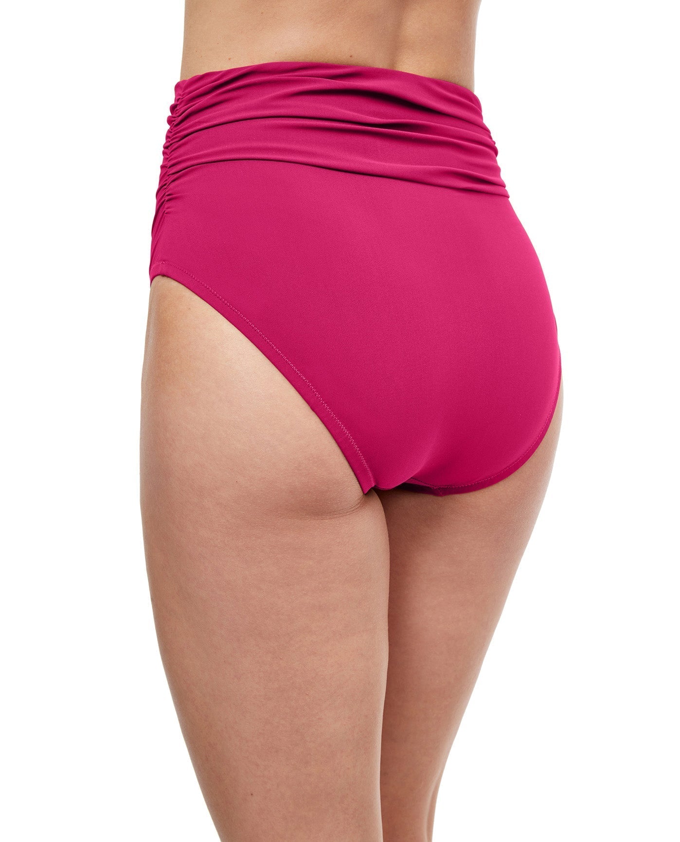 Back View Of Profile By Gottex Tutti Frutti High Waist Tankini Bottom | PROFILE TUTTI FRUTTI CHERRY