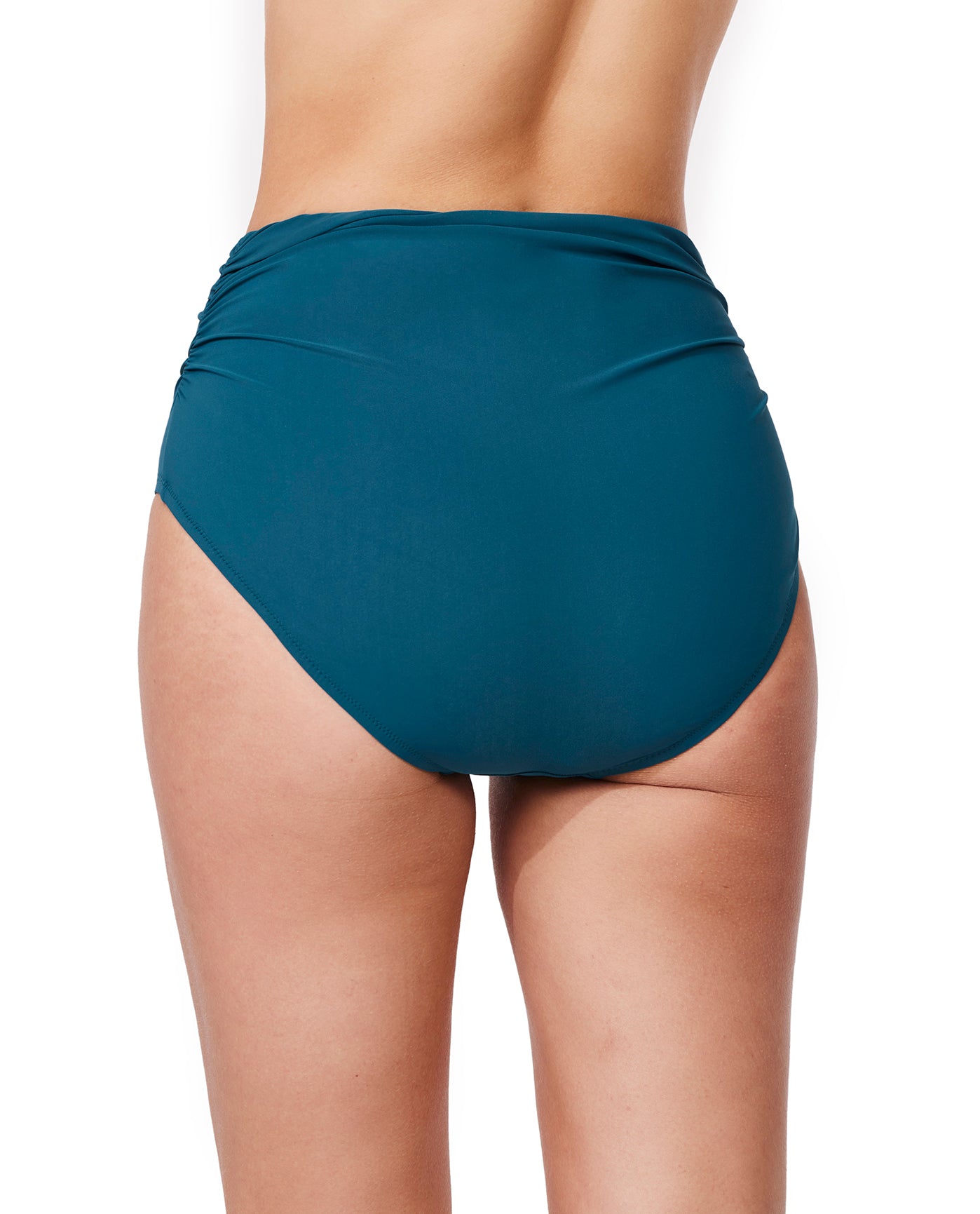 Tutti Frutti Shirred High Waist Swim Bottom