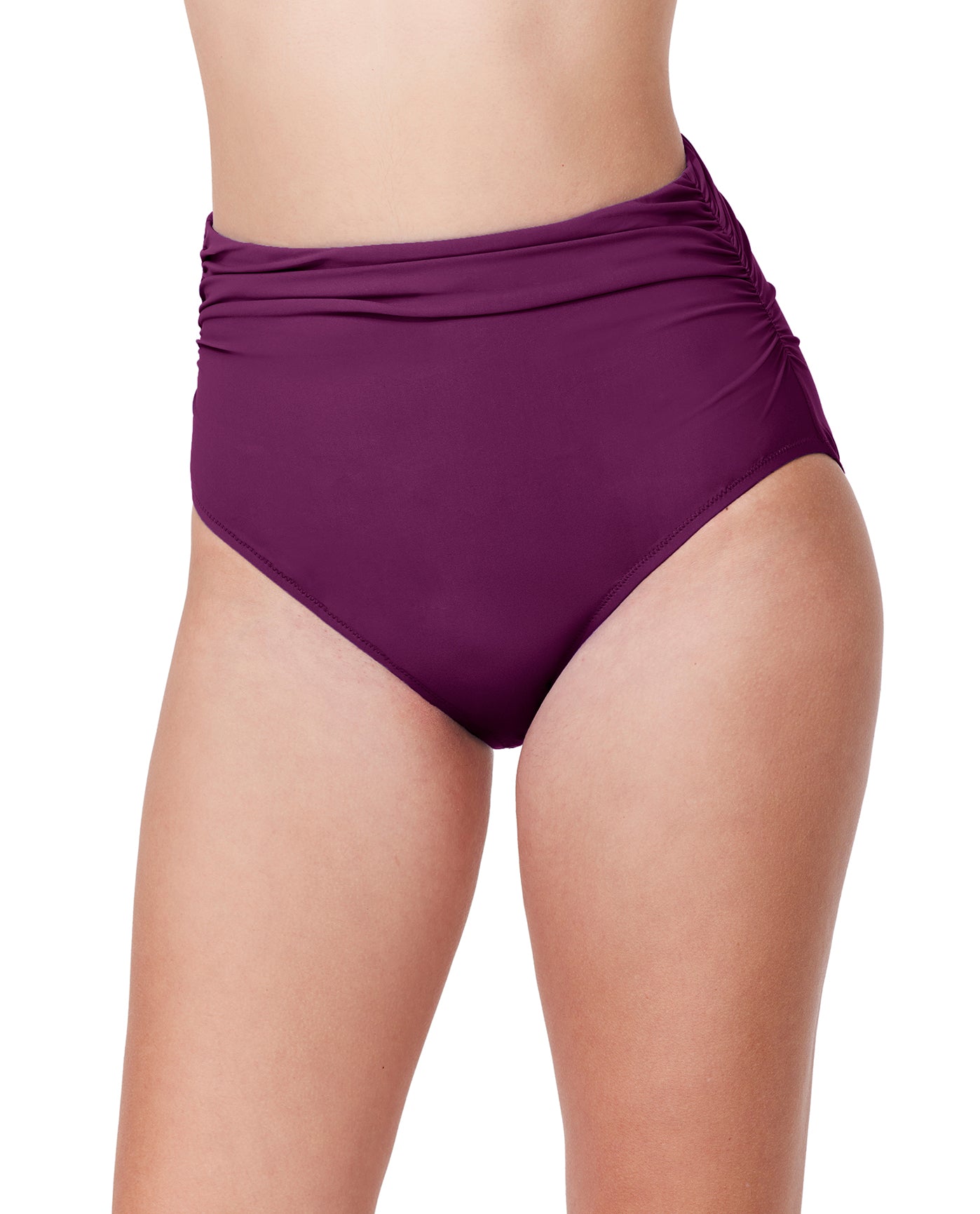 Tutti Frutti Shirred High Waist Swim Bottom