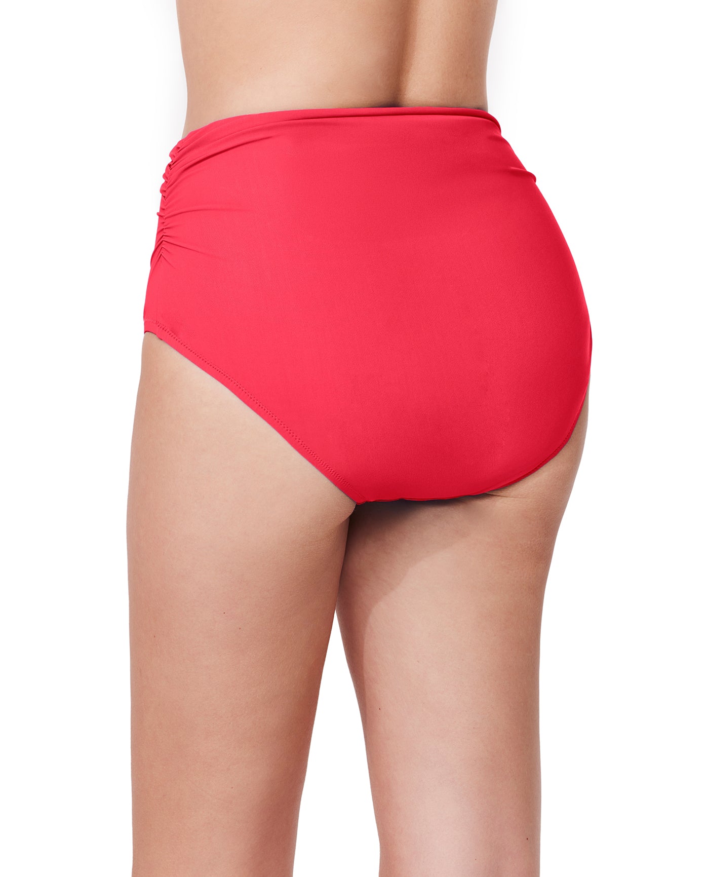 Tutti Frutti Shirred High Waist Swim Bottom