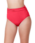 Tutti Frutti Shirred High Waist Swim Bottom