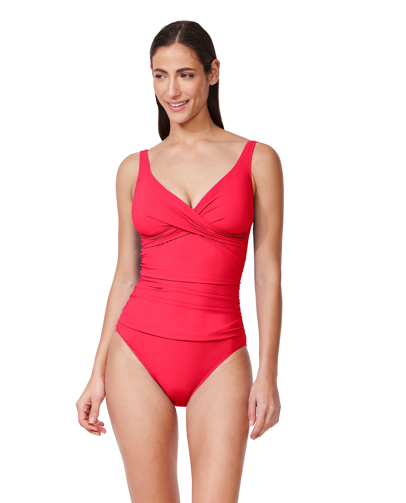 Tutti Frutti Twist Front V-Neck One Piece