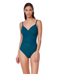 Maillot de bain une pièce cache-cœur Tutti Frutti à col en V