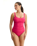 Tutti Frutti Fashion D-Cup Scoop Neck Tankini Top-Magenta