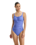Tutti Frutti Shirred Peasant One Piece-Periwinkle