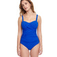 Front View Of Profile By Gottex Tutti Frutti D-Cup Underwire One Piece Swimsuit | PROFILE TUTTI FRUTTI COBALT