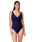 Tutti Frutti Surplice One Piece -Navy