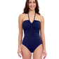 Profile By Gottex Tutti Frutti Bandeau One Piece Swimsuit | Profile Tutti Frutti Navy