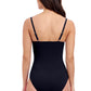 Profile By Gottex Tutti Frutti Sweetheart Twist Front One Piece Swimsuit | Profile Tutti Frutti Black