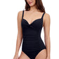 Profile By Gottex Tutti Frutti Sweetheart Twist Front One Piece Swimsuit | Profile Tutti Frutti Black