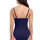 Profile By Gottex Tutti Frutti Sweetheart Twist Front One Piece Swimsuit | Profile Tutti Frutti Navy