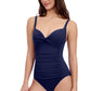 Profile By Gottex Tutti Frutti Sweetheart Twist Front One Piece Swimsuit | Profile Tutti Frutti Navy