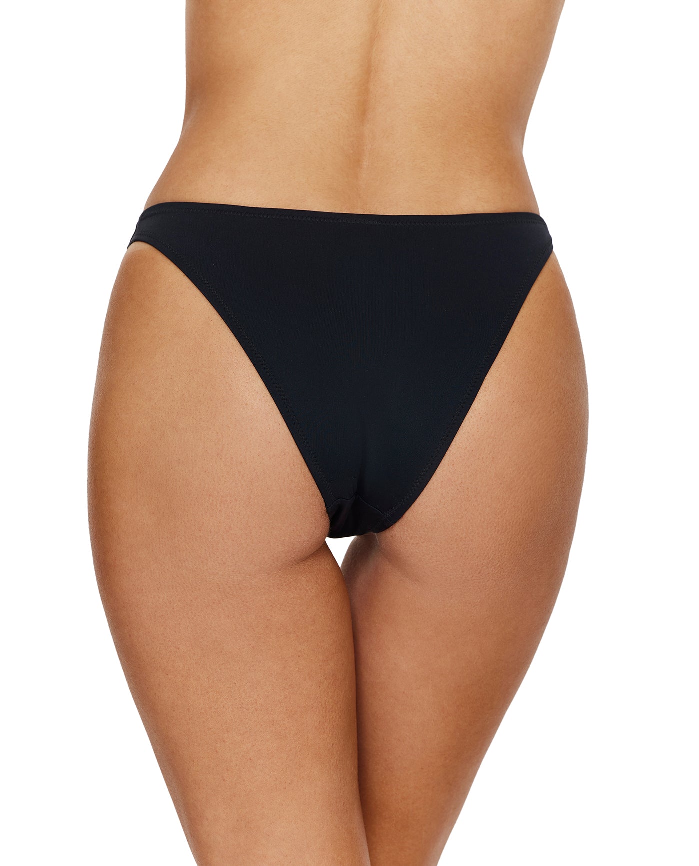 Midnight Low Rise Bikini Bottom-Black
