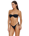 Haut de bikini bandeau à armatures Midnight - Noir