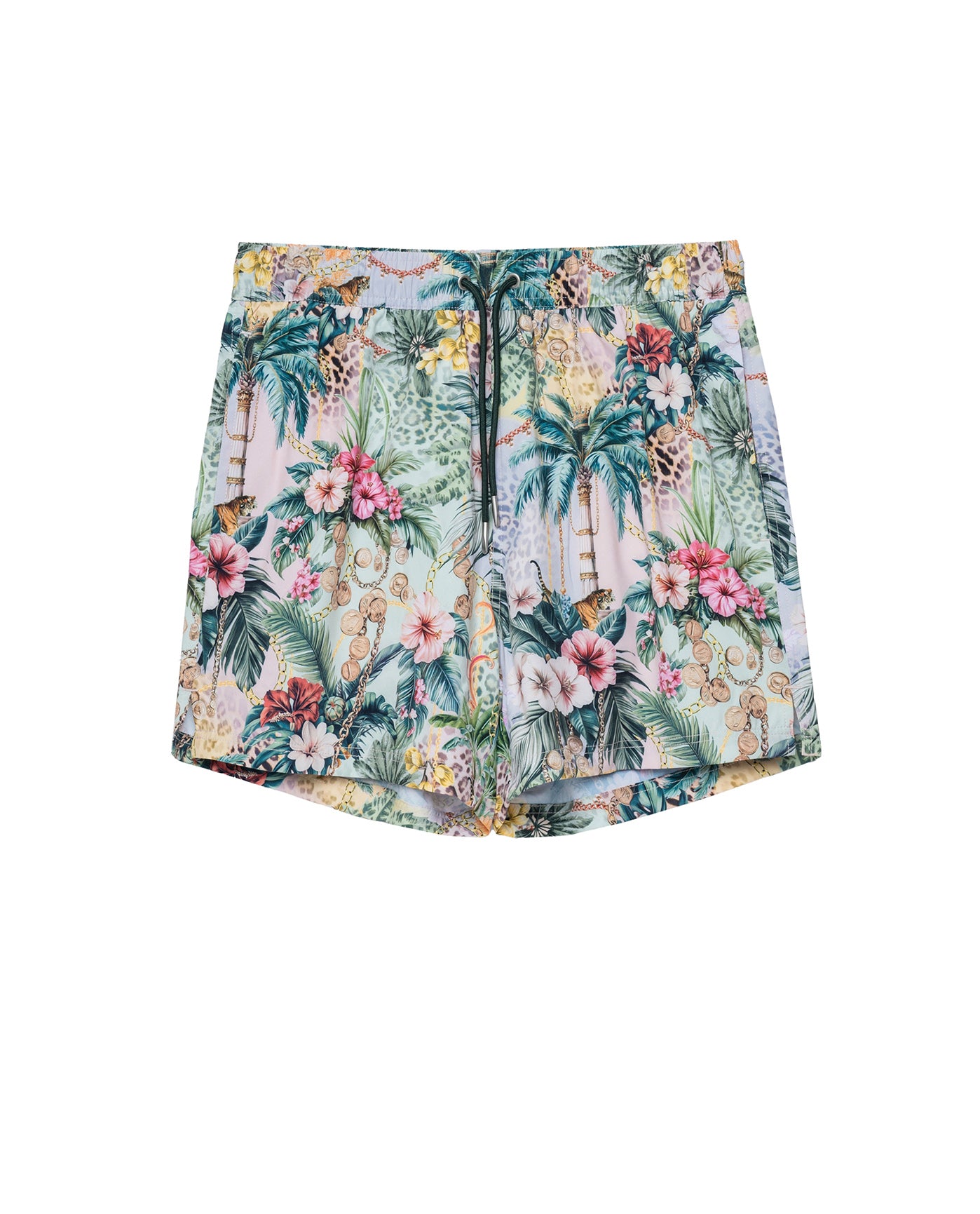 Jungle Treasure 5" Swim Trunks-Multi