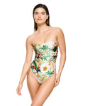 Jungle Treasure Open Back One Piece -Multi