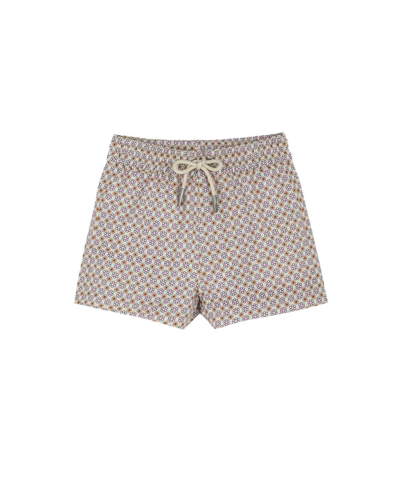 Vacation Mode Boys Swim Shorts-Mu' pastel