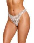 Love Notes Reversible Bikini Bottom-Cream brown