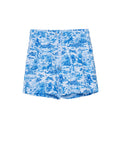 Summer Toile 5" Swim Trunks -Blue/ white