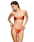Satin Royale Brallete Bikini Top-Spice