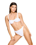 Vacay Mode Underwire Bikini Top-White