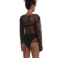 Rhinestone Mesh Cover-Up Top