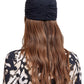Back View Of Gottex Modest Knotted Hair Covering | GOTTEX MODEST BLACK