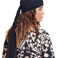Back View Of Gottex Modest Hair Covering With Tie | GOTTEX MODEST BLACK