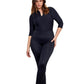 Alternate Front 1 View Of Gottex Modest Swim Leggings | GOTTEX MODEST BLACK