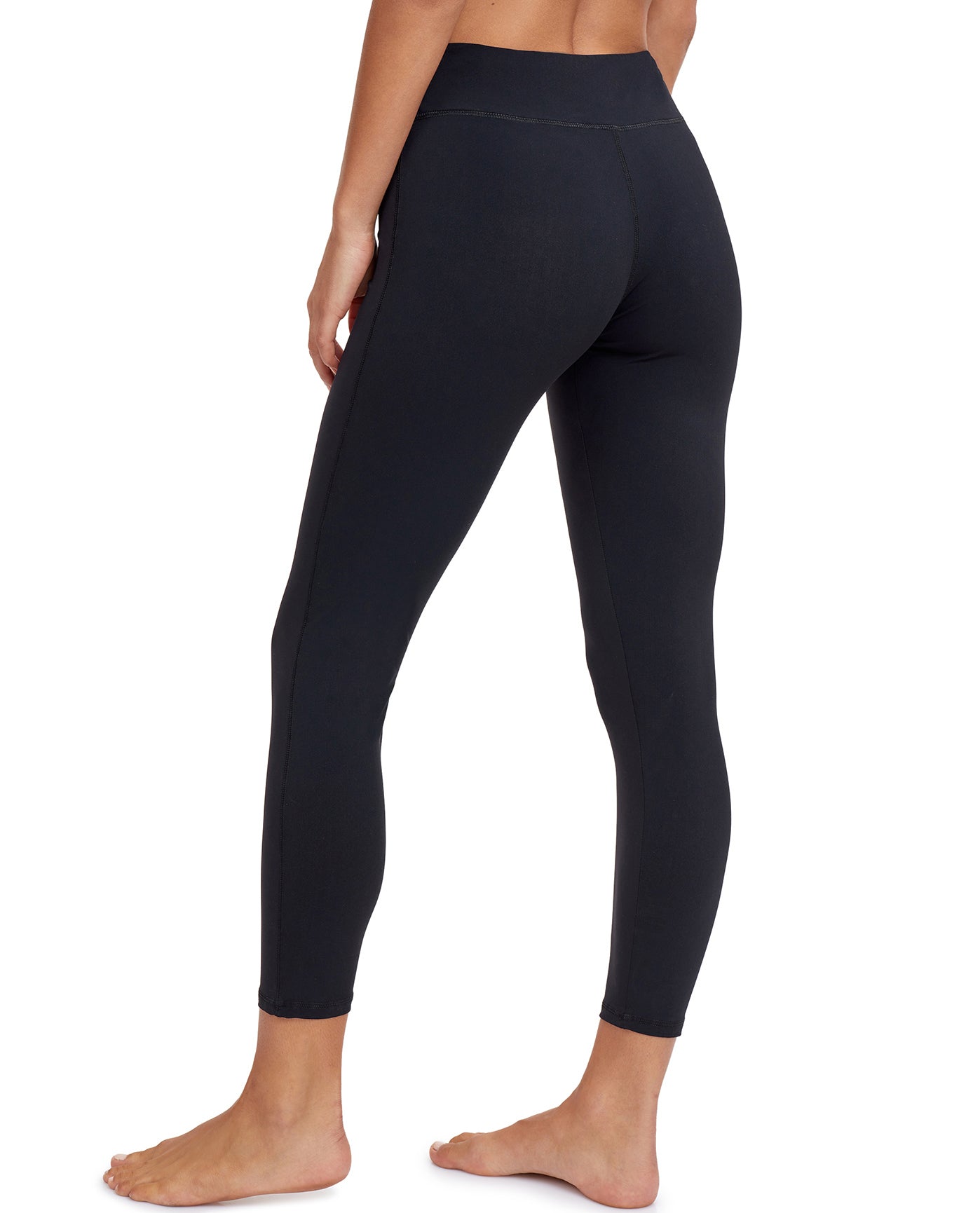 Back View Of Gottex Modest Swim Leggings | GOTTEX MODEST BLACK