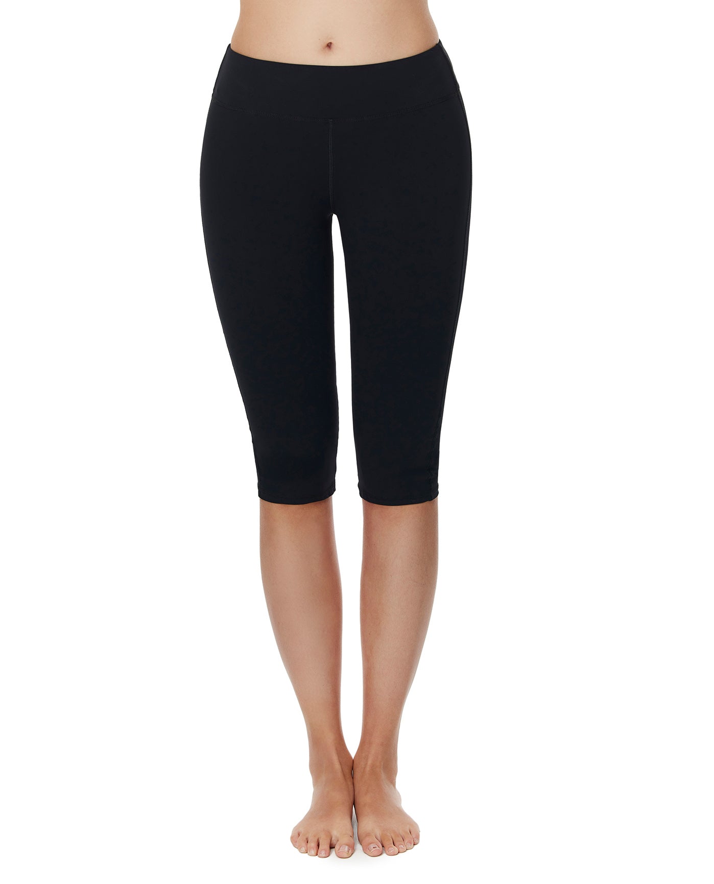 Modest Short Swim Leggings-Black