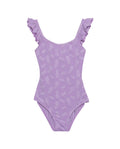 Pineapple Round Neck One Piece Swimsuit