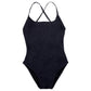 Gottex Kids Textured Rib Round Neck One Piece Swimsuit | TEXTURED RIB BLACK