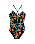 Spice Round Neck One Piece Swimsuit