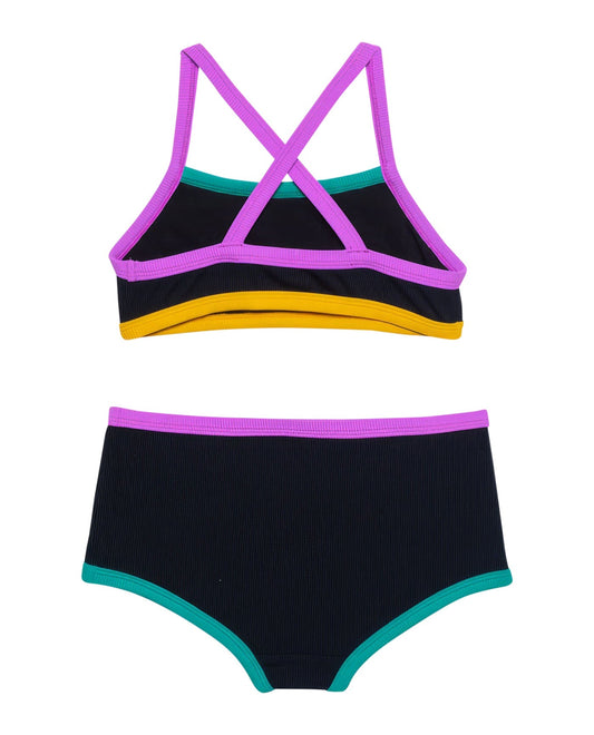 Back View Of Gottex Kids Pix Bralette Bikini Top And Bikini Bottom | GOTTEX KIDS PIX
