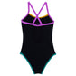 Back View Of Gottex Kids Pix Round Neck One Piece Swimsuit | GOTTEX KIDS PIX