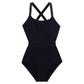 Back View Of Gottex Kids Hearts Round Neck Cut Out One Piece Swimsuit | GOTTEX KIDS HEARTS BLACK