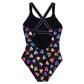Back View Of Gottex Kids Hearts Round Neck One Piece Swimsuit | GOTTEX KIDS HEARTS