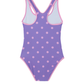 Back View Of Dot Dot Dot  Racerback One Piece  | purple
