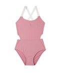 Rainbow Star Cut Out Cross Strap One Piece