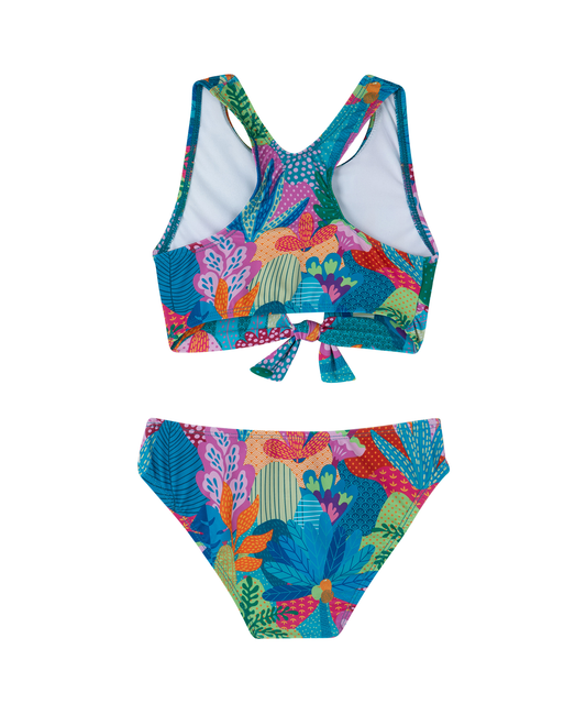 Ocean Blooms Racerback Swim Set