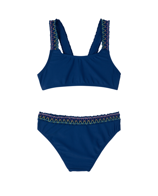 Ruffle Love Cross Strap Swim Set