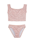 Ditsy Dream Off Shoulder Cap Sleeve Swim Set