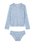 Ditsy Dream Textured Long Sleeve Rash Guard Set