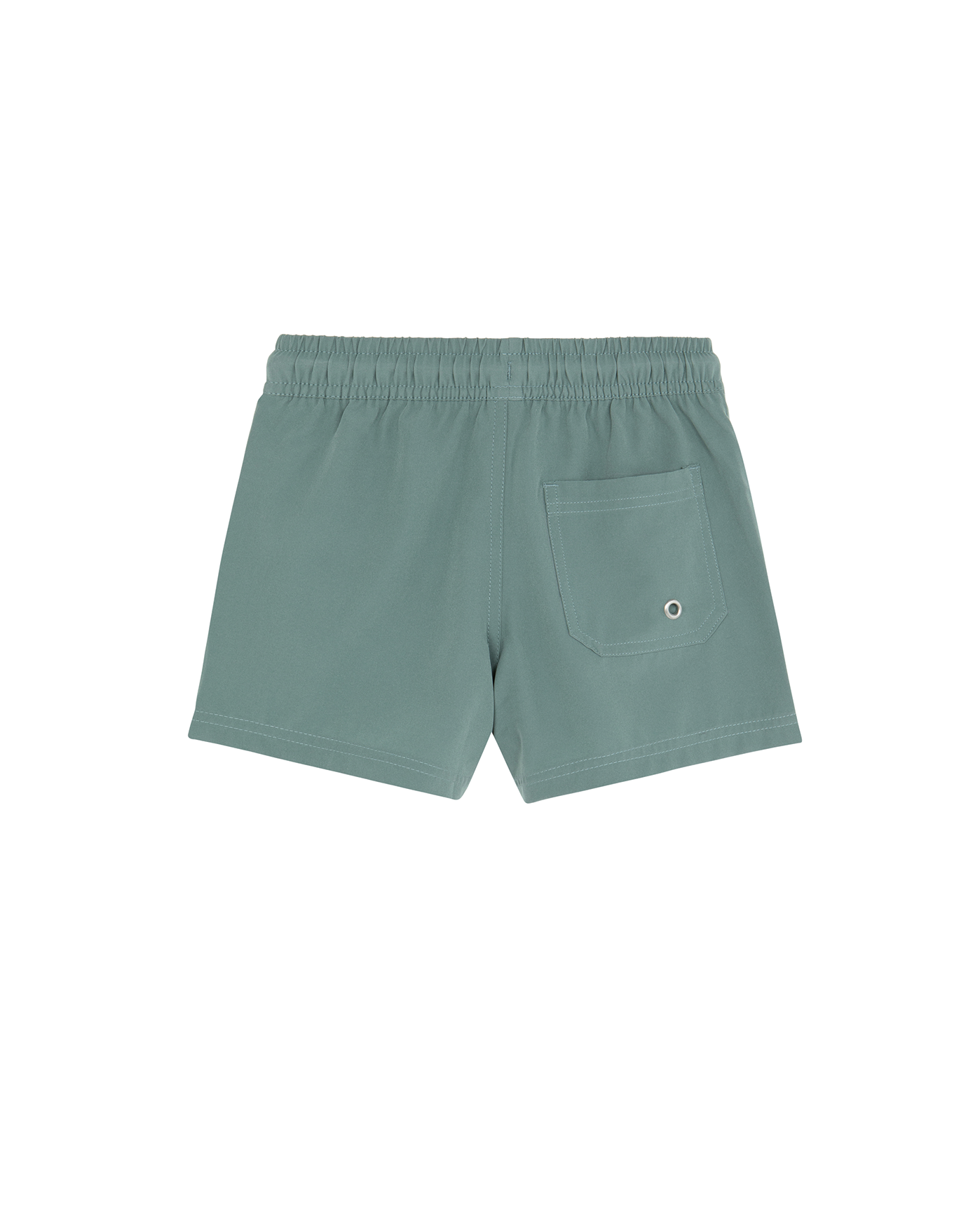 Boys 2 Match Drawstring Swim Shorts-Grey