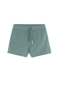 Boys 2 Match Drawstring Swim Shorts-Grey