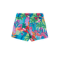 Back View Of Boys 2 Match Drawstring Swim Shorts | multi