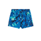 Front View Of Boys 2 Match Drawstring Swim Shorts | multi-blue
